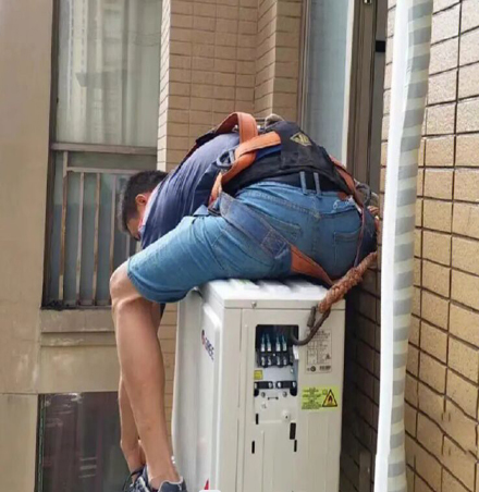 钦北空调移机